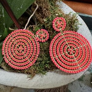 Lisi Lerch Disk Earrings New without tags! Org $98 post